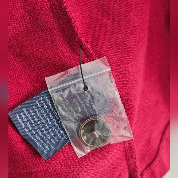 NWT Tommy Hilfiger Women's Casual Band Jacket Chili Red Color - Size Large - Picture 10 of 11